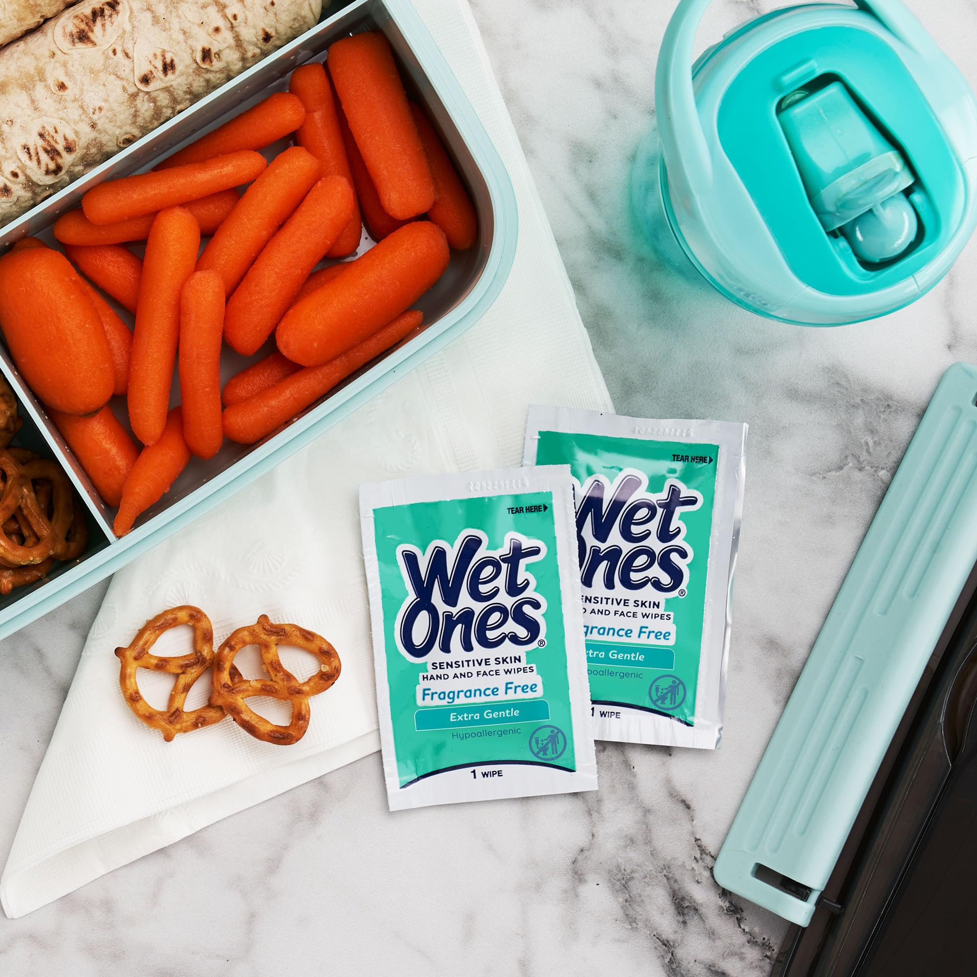 Wet Ones Sensitive Skin Hand Wipes - 24 Count -4 Wet Ones Sensitive Skin Hand Wipes - 24 Count -4