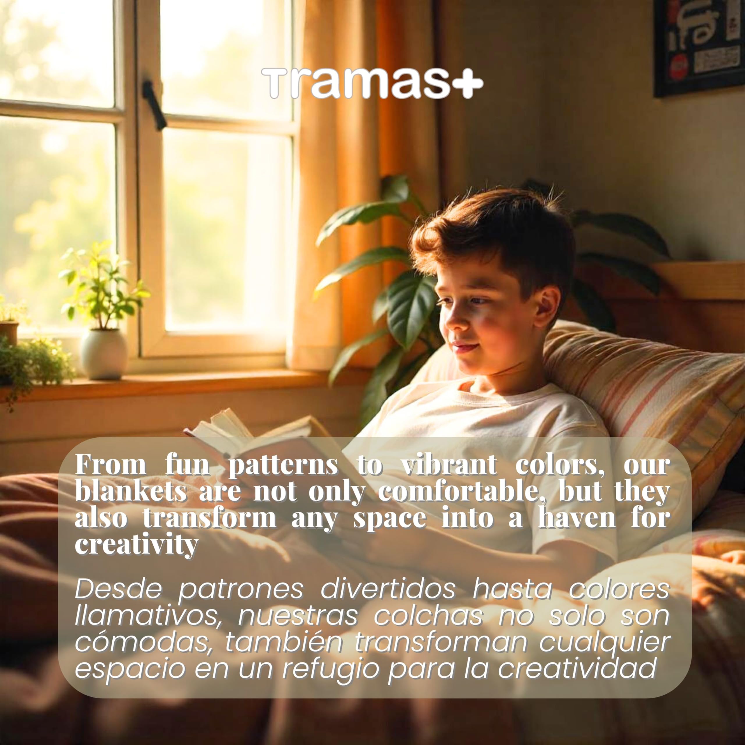 TRAMAS+ Colcha Infantil de Verano y Primavera, Microfibra Acolchada Estampada, 220 x 270 cm, Diseño Divertido para Cama 120 cm - Dinosaurus Indigo