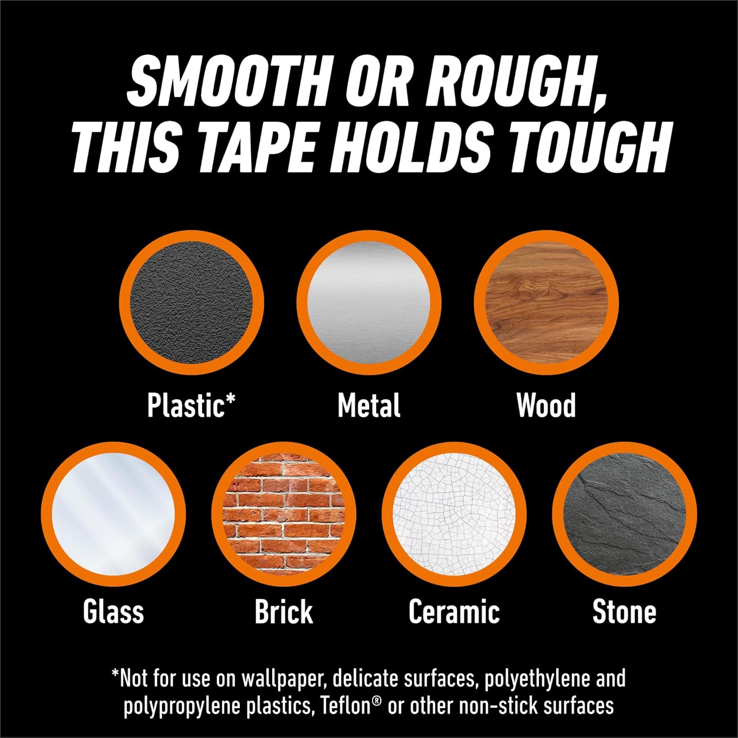 Gorilla Tough & Clear Double Sided XL Mounting Tape, Incredibly Strong Adhesive, Instant Hold, Weatherproof, 1 in x 150 in, Clear, (Pack of 1), 105017