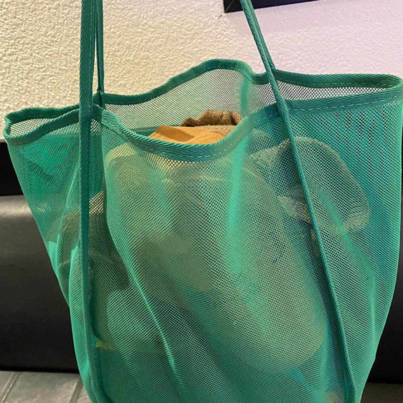 Bolsa de Playa Ligera Plegable - Malla Transpirable para Natación y Viajes