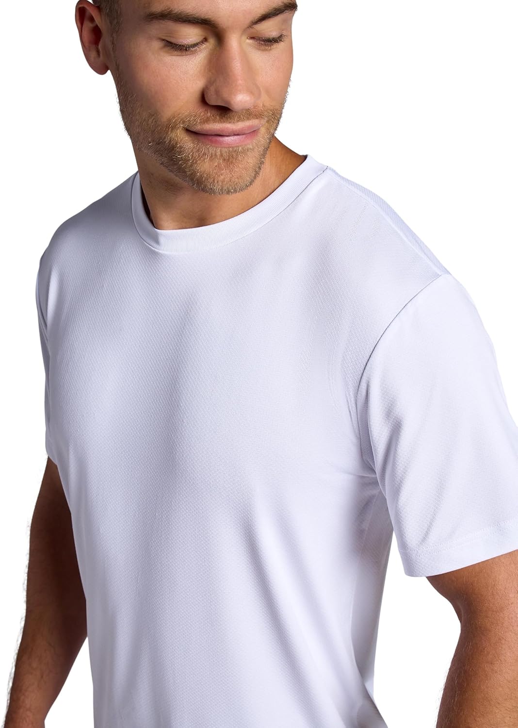 Head Men's Top Fit Short Sleeve Crewneck T-Shirt, Standard Fit, Stretch Lightweight Material