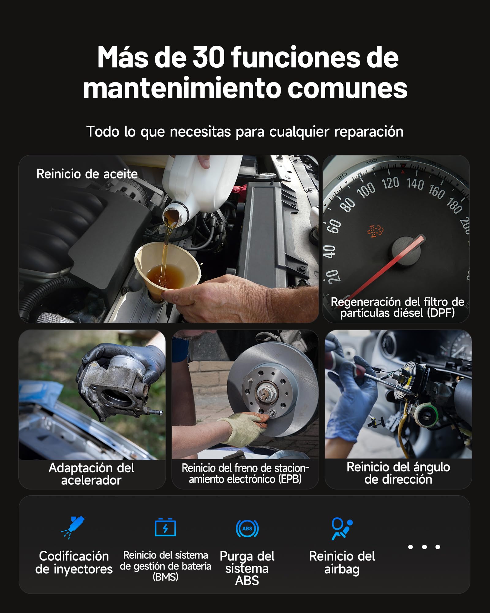 TOPDON TopScan Master Obd2 Diagnosis, Diagnosis Coche Multimarca Bluetooth Escáner con Control bidireccional, 30+ Servicios, Can-FD&DoIP, FCA/Nissan/Renault SGW