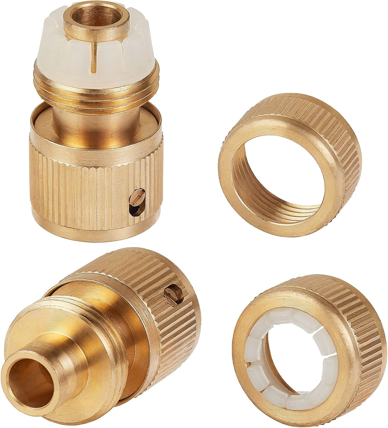 Tech Traders 2 Pack Brass Hose Connector - Image 3