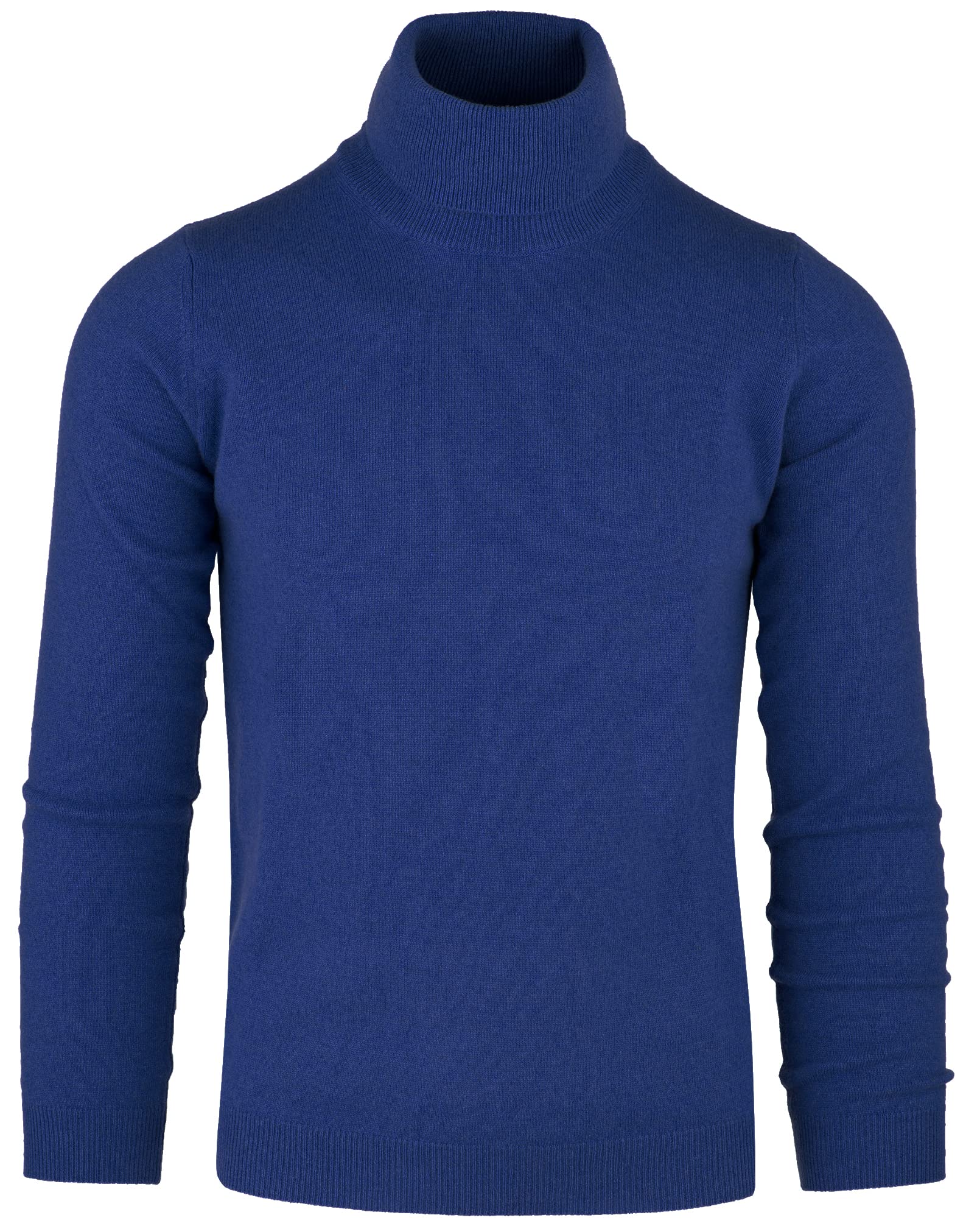 Jersey de Cuello Vuelto para Hombre, suéter de Invierno de Manga Larga, cálido, con 5% de Cachemira, 25% Lana, 30% Viscosa y 40% Poliamida