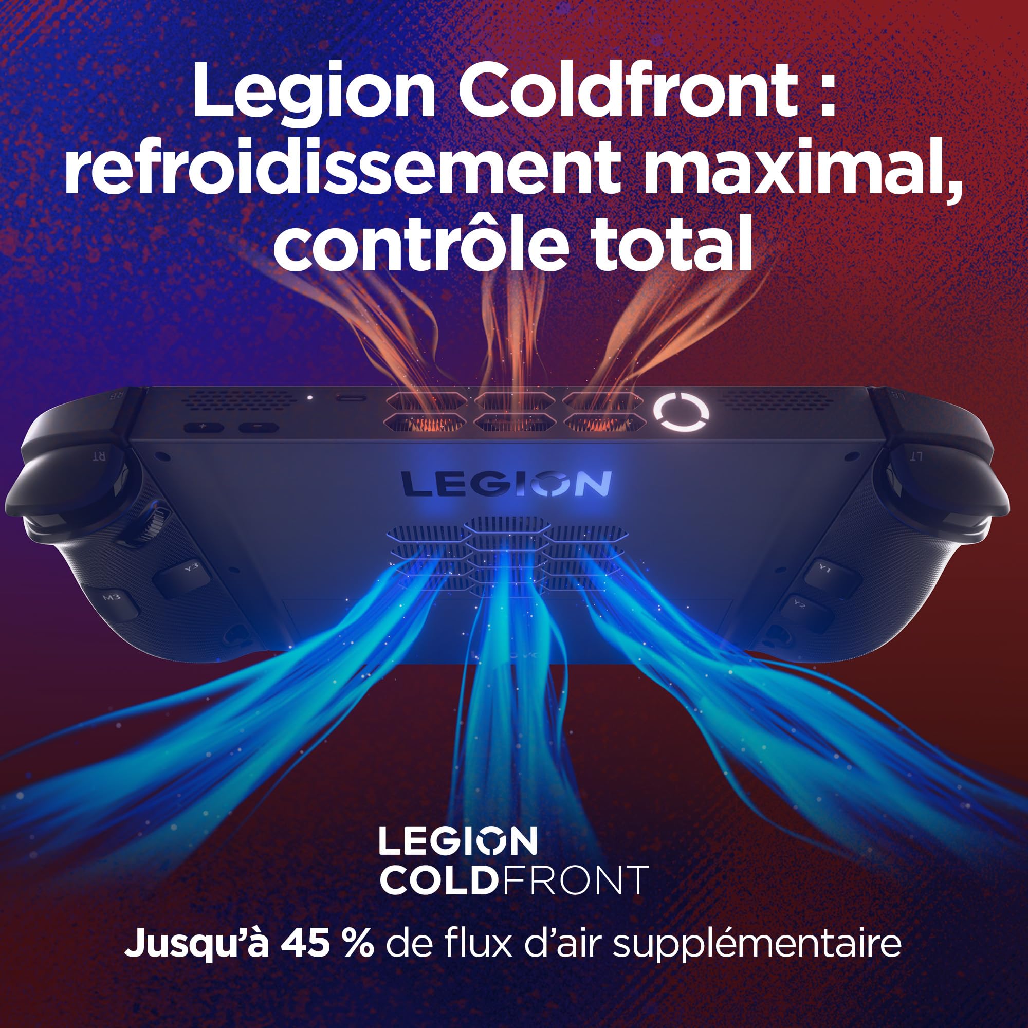 Lenovo Legion Go 8ASP2 - Console Gaming 8,8" OLED 144Hz (AMD Ryzen Z2 Extreme, 32Go RAM, 512Go SSD, AMD Radeon Graphics, Windows 11 Home) - Noir
