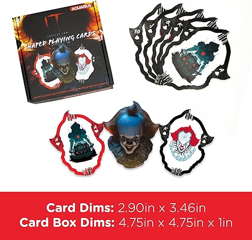 Miniatura 4 de AQUARIUS IT Chapter 2 - Baraja temática de cartas para tus juegos de cartas favoritos - Mercancía y coleccionables con licencia oficial de IT