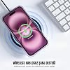 Ehr. iPhone 17 Uyumlu Kamera Korumalı Magsafe Wireless Şarj Özellikli Airbag Tasarımlı Şeffaf Silikon Kılıf