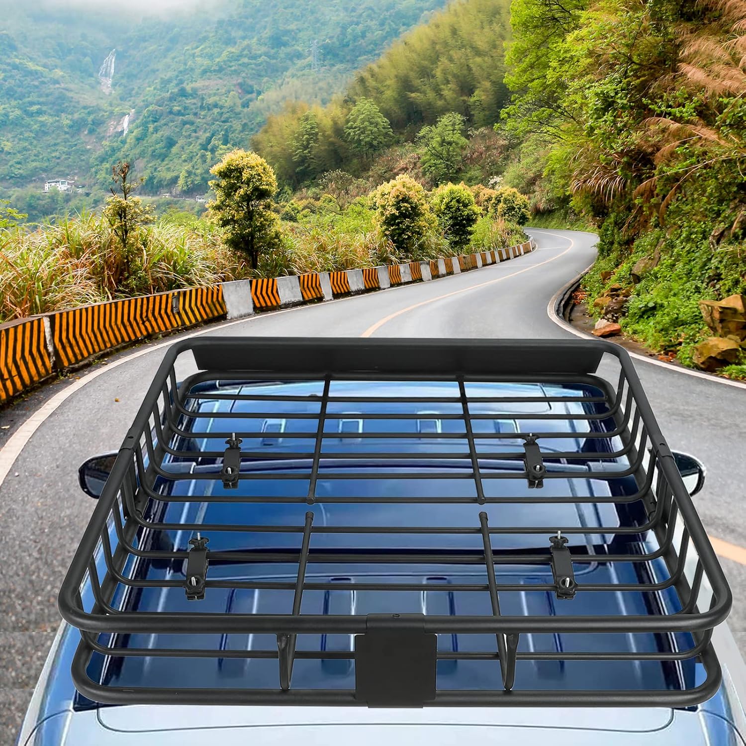 Buy Car Roof Cargo Carrier Basket Universal Rooftop Vehicle Rack for