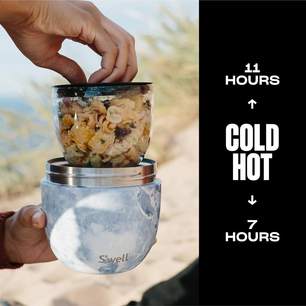 正規新品S'well Eats ステンレススチール製フードボウル 22オンス Amazon | S'well Eats ステンレススチール製フードボウル 22