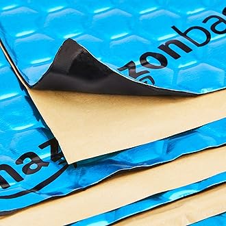 Amazon Basic Car Soundproofing Deadening Seat 34 Piece 9.8 x 15.7 inches (25 x 40 cm)