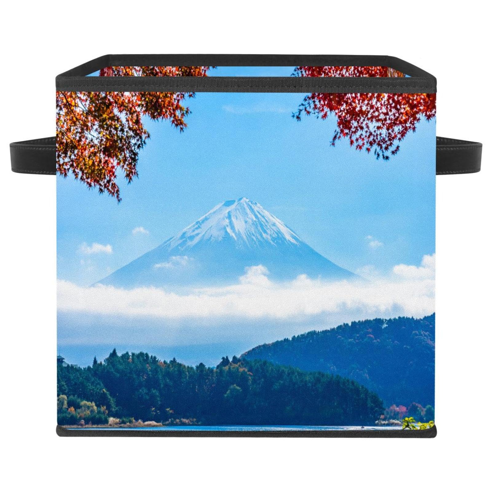 Boîte de rangement en tissu pour placard et chambre style asiatique
