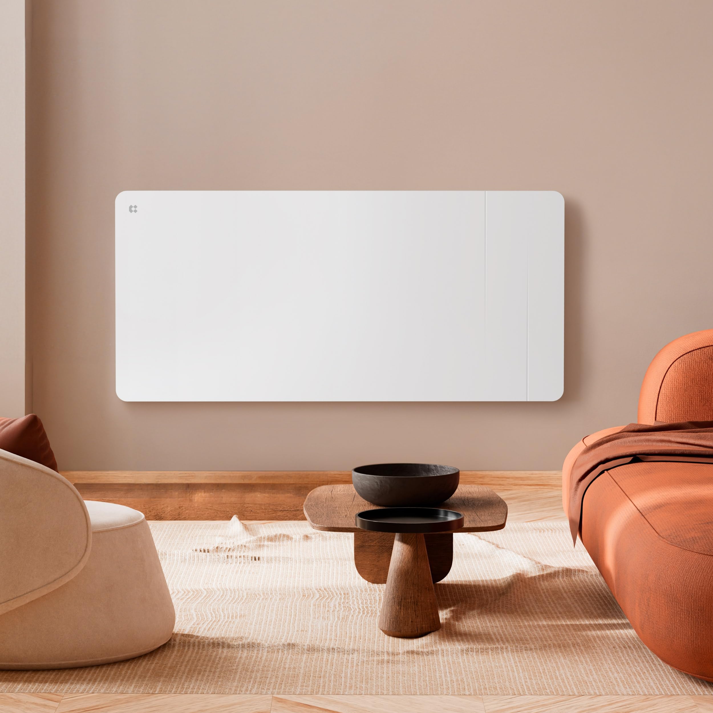 CIARRA Radiateur Inertie Céramique 2000W -WiFi -Film Chauffant - Chauffage Ultra-Rapide pour Grands Espaces (15-30 m²)- CBHTD20A-W