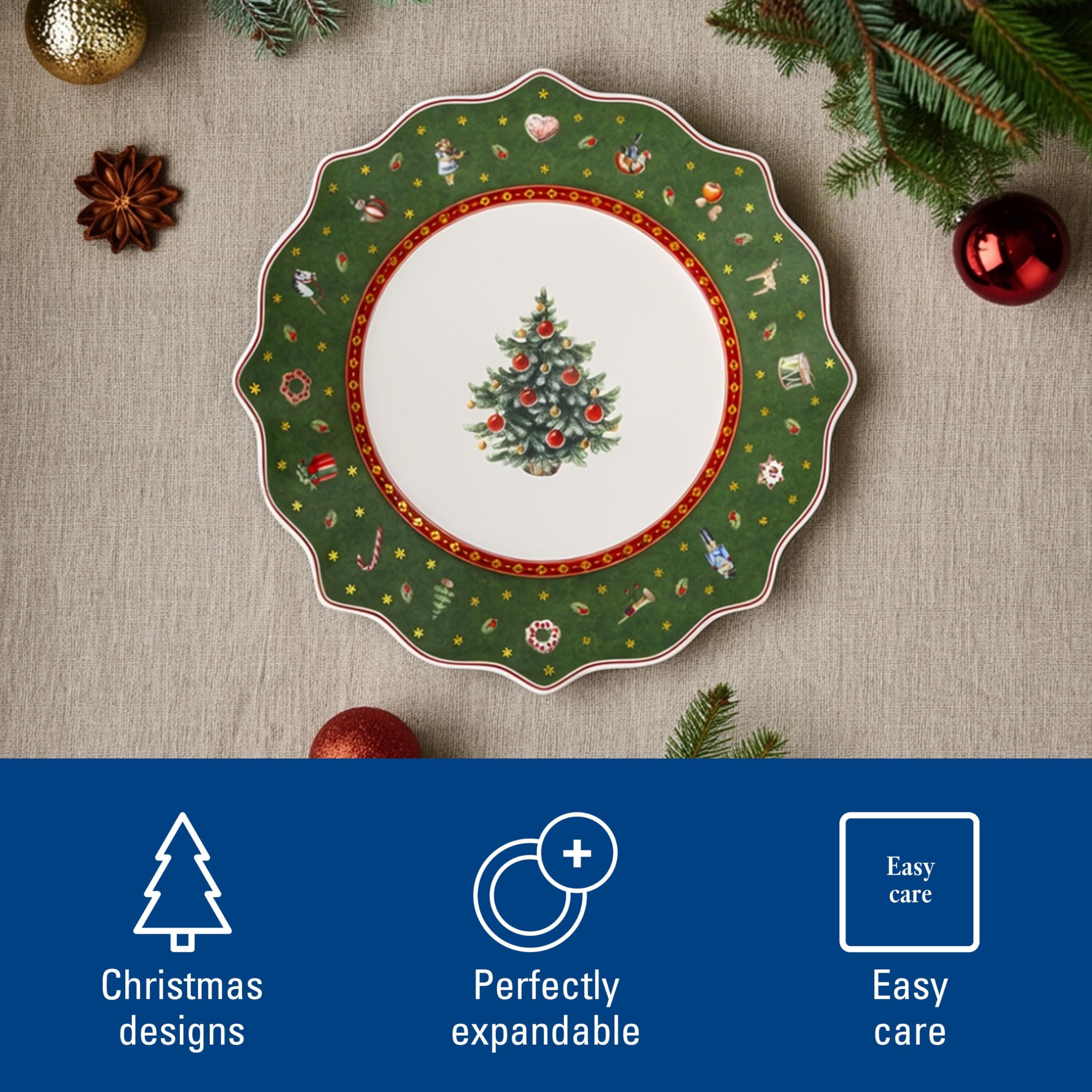 Villeroy & Boch Toy's Delight Ontbijtbord groen 24 cm