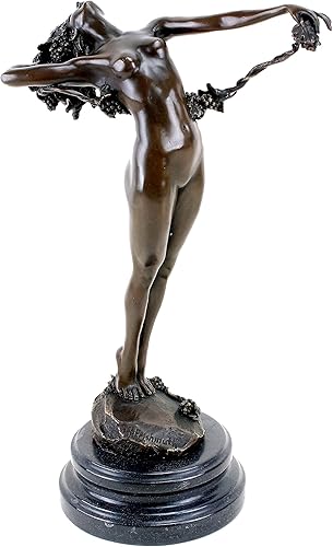 Kunst & Ambiente - Harriet Frishmuth - Escultura de bronce - La vid 1923 - Firmado - Decoración - Estatua de bronce