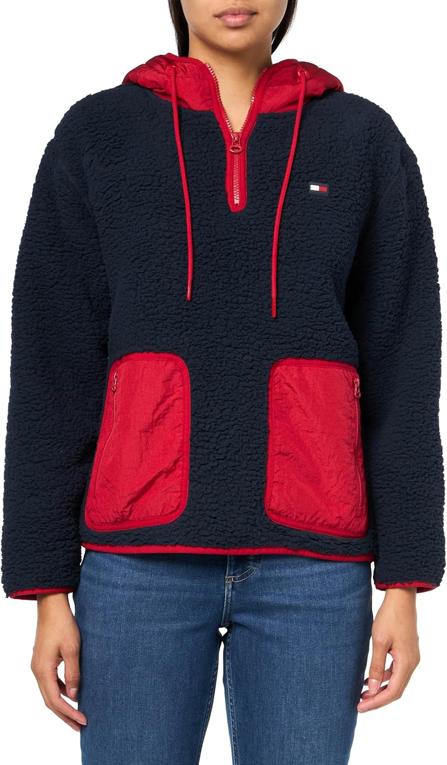 Tommy Hilfiger Womens Full Zip Sherpa Jacket