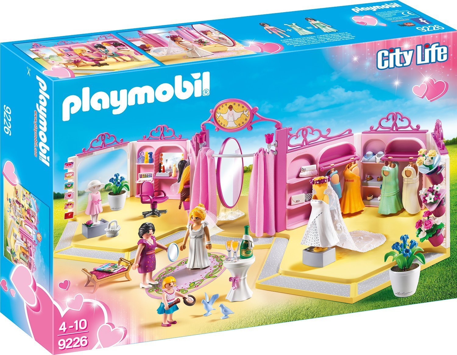 PLAYMOBIL City Life 9226, Boutique da Sposa, dai 4 Anni