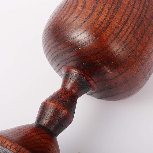 Miniatura 4 de 1pcs hecho a mano azufaifo madera copa de vino taza de agua 7oz