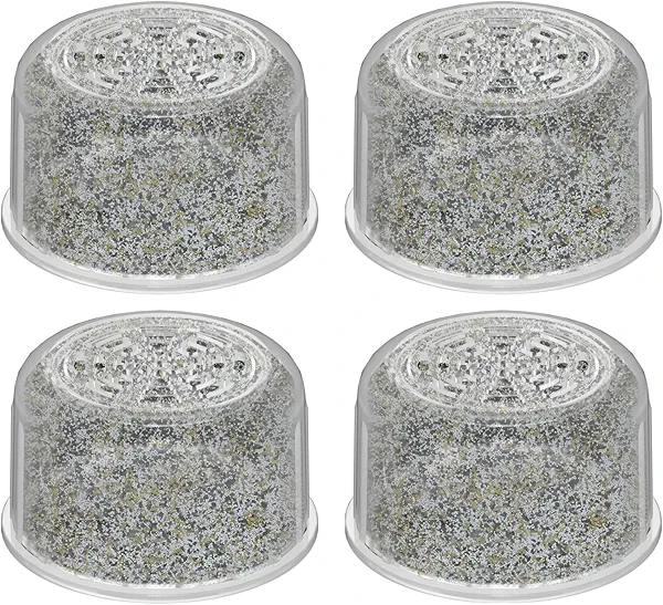 4 Pack Shower Head Filter Replacement Cartridge Compatible with All Canopy Fixed & Handheld Filtered Shower Head, Shower Filter For Hard Water