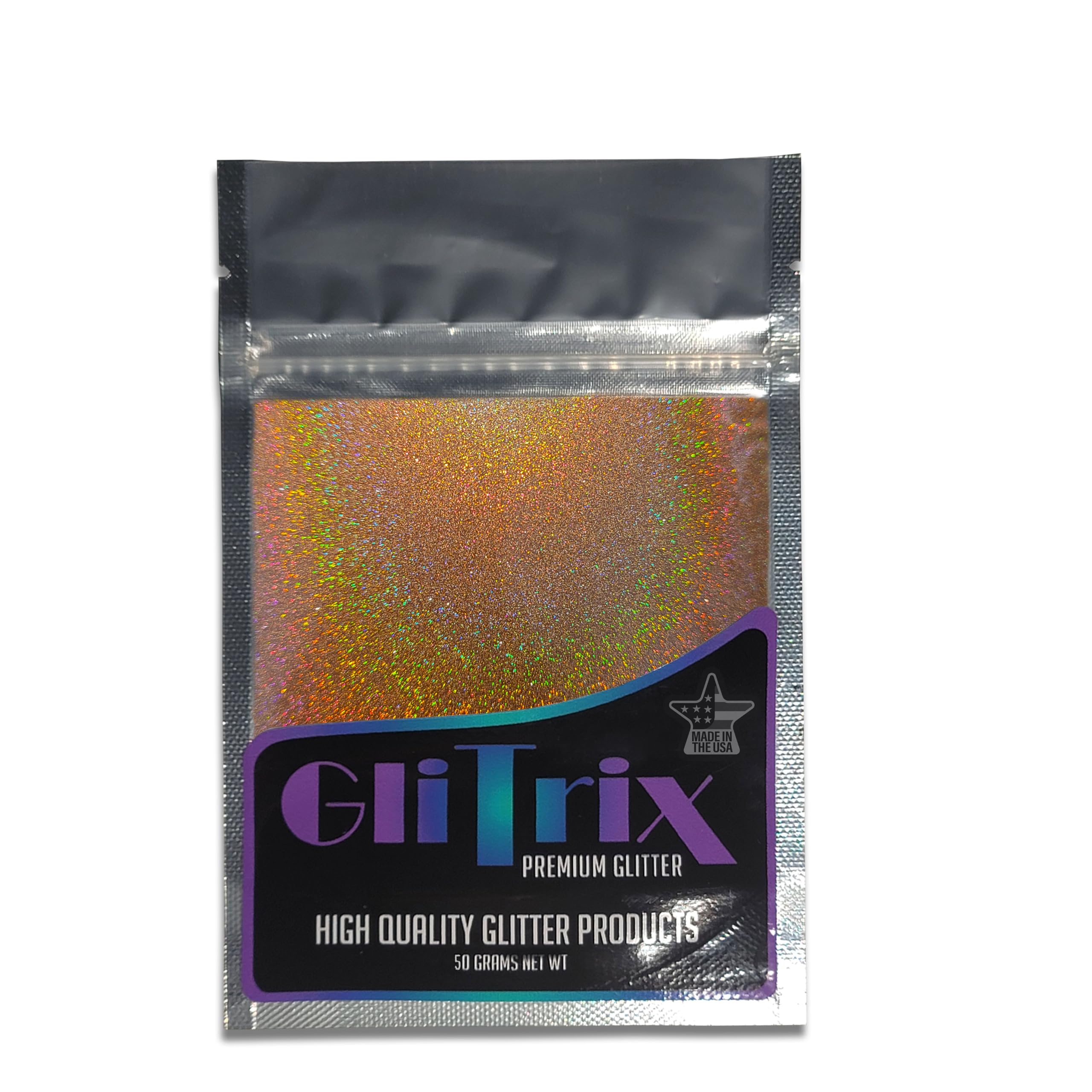 GLITRIX Micro Fine Holographic Glitter, 50g 1/256