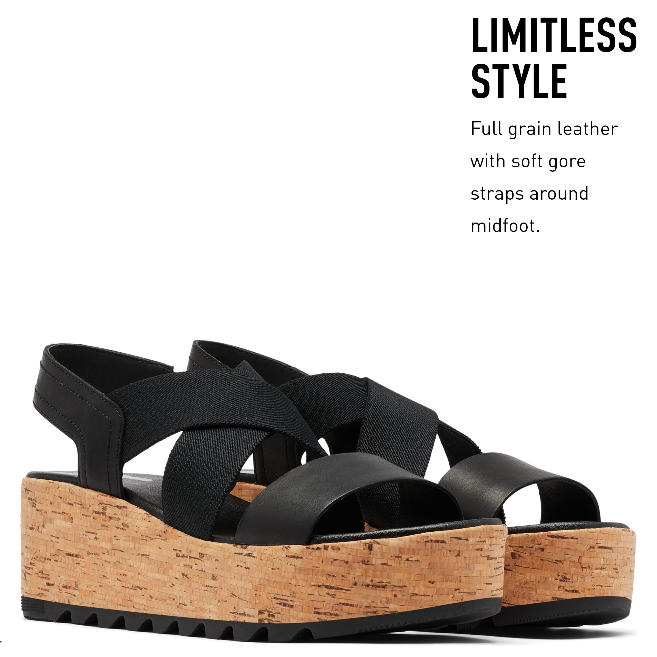 Sorel Women's Cameron Flatform Slingback Sandal size 8.5