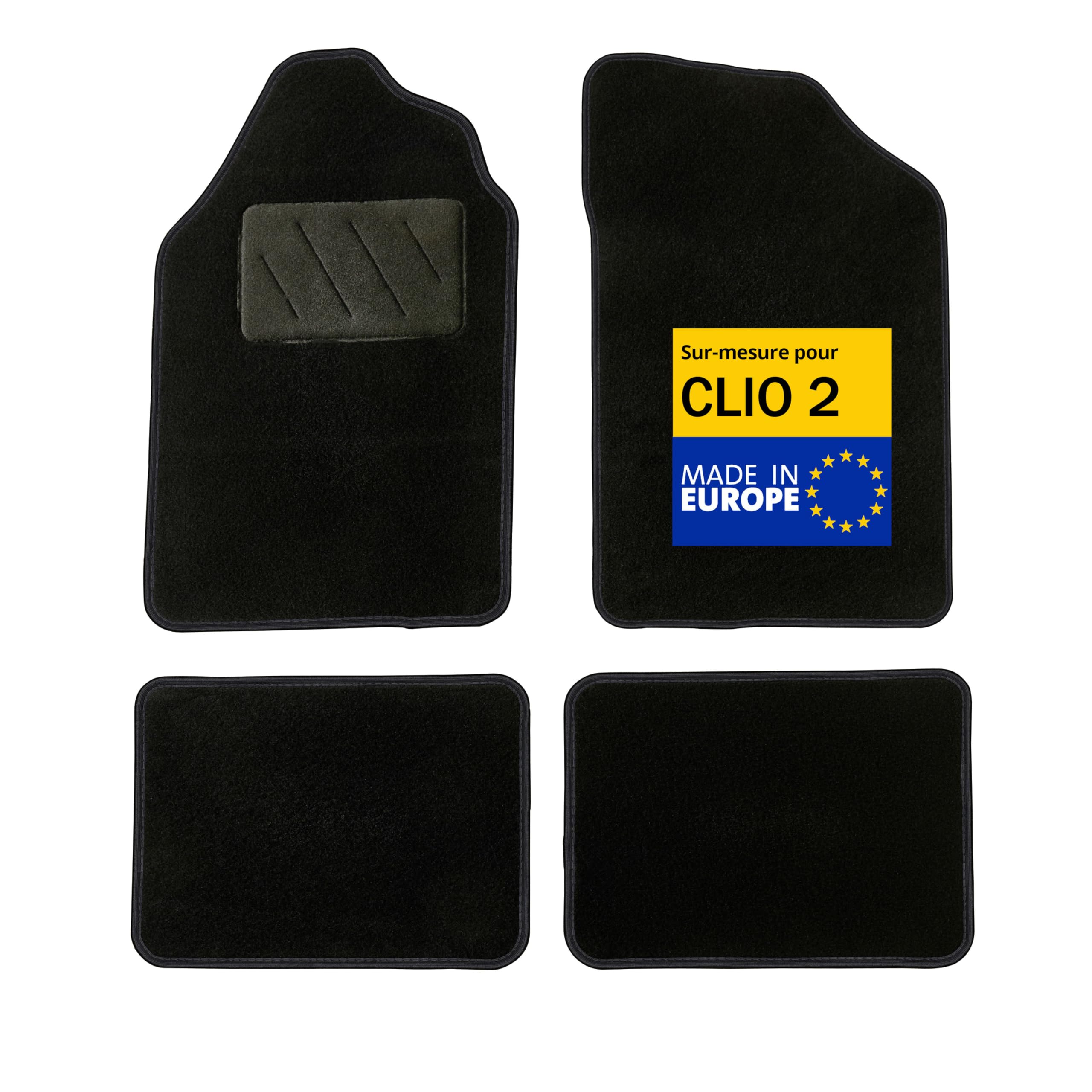 Tapis de voiture pour Clio 2 protégeant le sol de la pluie et de la boue - 5