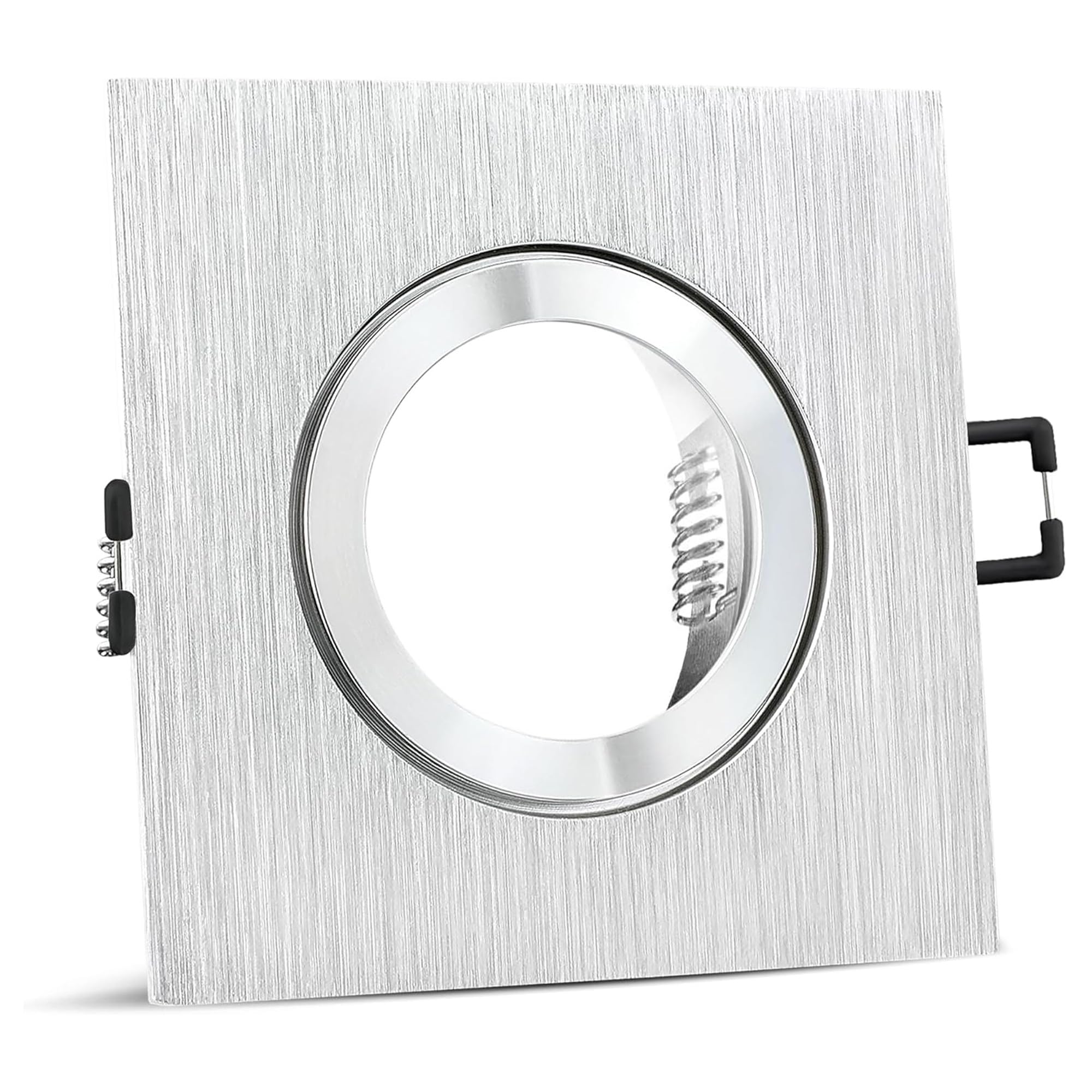 SSC-LUXon QW-2 Spot LED Encastrable Carré Aluminium Brossé IP44 - Lot