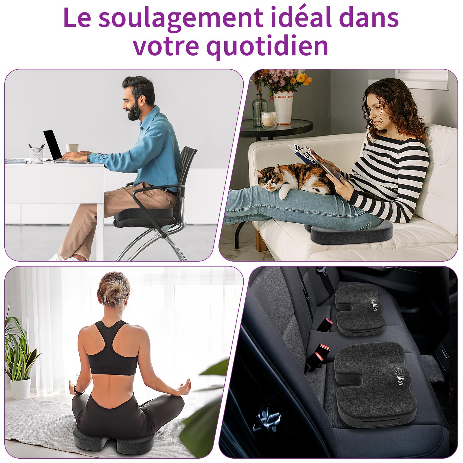 Oreiller En Mousse À Mémoire De Forme Pour Dormir, Oreiller De Lit