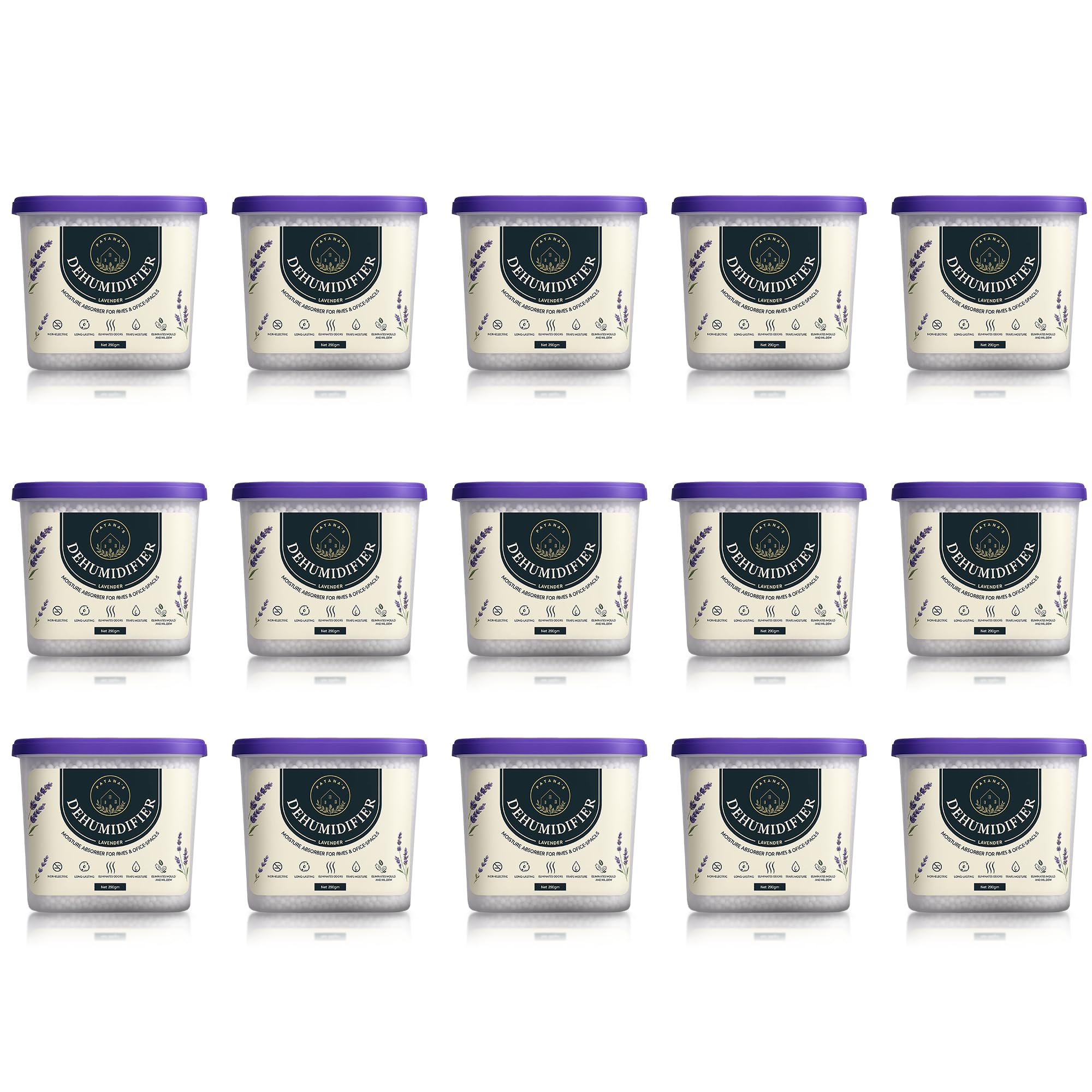 Moisture Absorber Dehumidifier Tub 600ml – Non-Electric Damp Traps for Condensation, Mould & Odour Control – Ideal for Home (15)