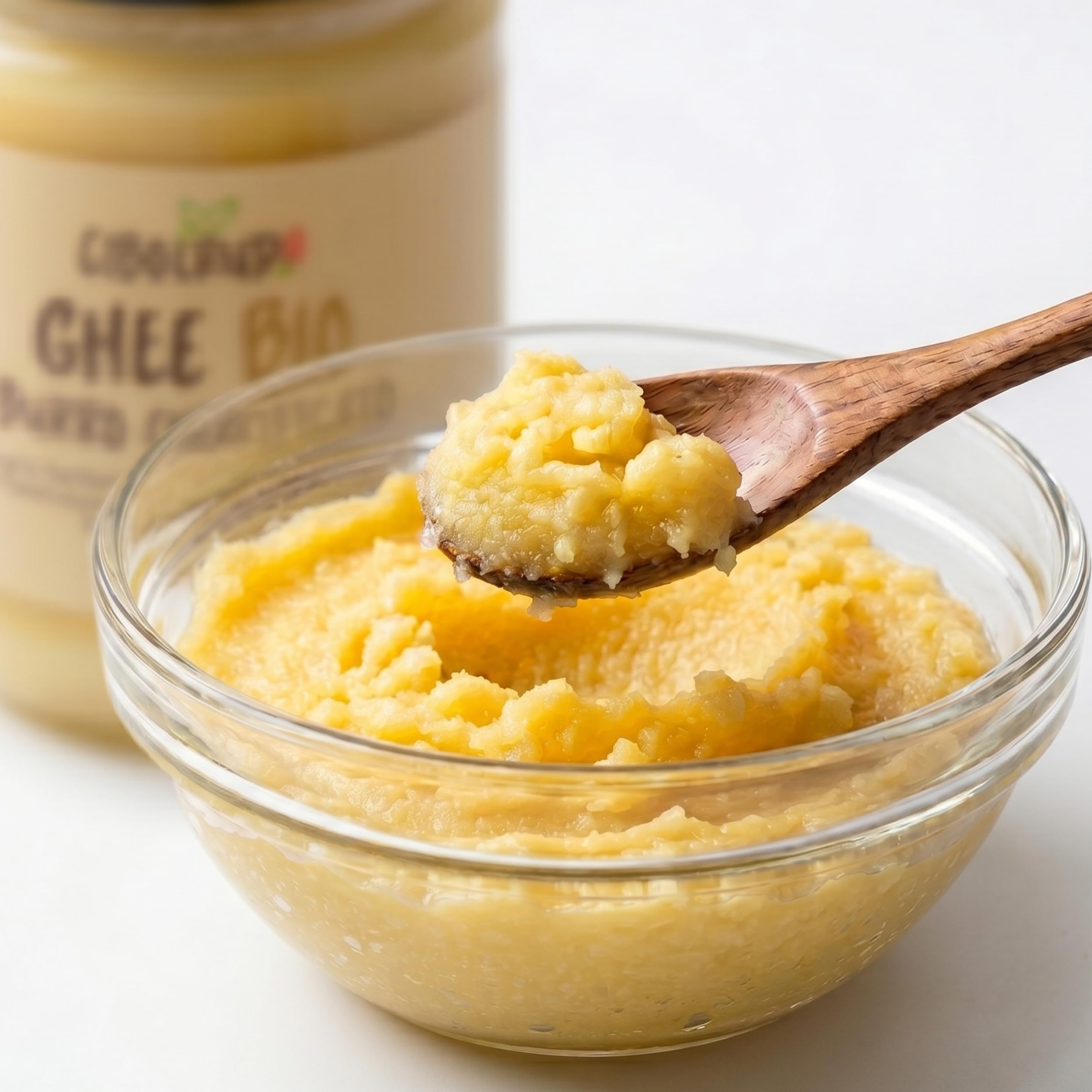 CiboCrudo Ghee Biologico 360g | Burro Chiarificato Biologico Certificato EU | Senza Lattosio | Burro Ghee Puro | Non-GMO | Alta Digeribilità | Senza Additivi