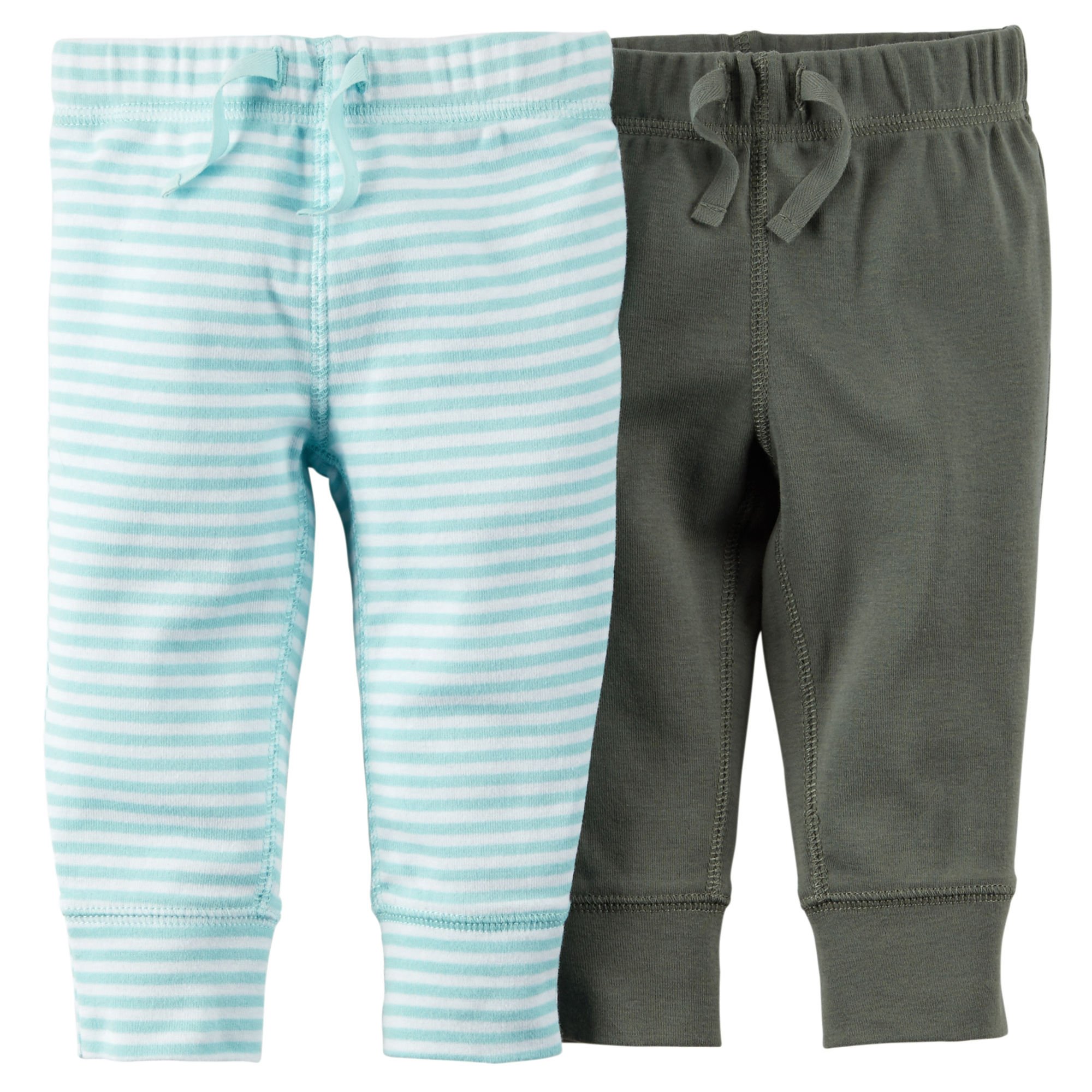 Carter's Baby Boys' 2 Pack Pants (Baby) - LightBlue - 6M