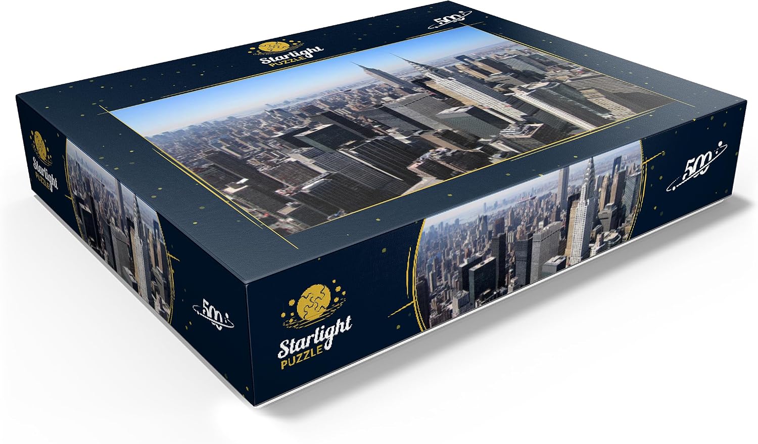 MyPuzzle View Over Manhattan, New York City, New York, USA - Premium 500 Piece Jigsaw Puzzle for Adults