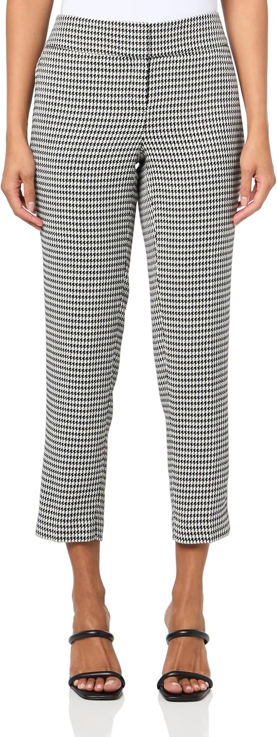 Kasper Womens Fly Front Slim Pant (Unlined)