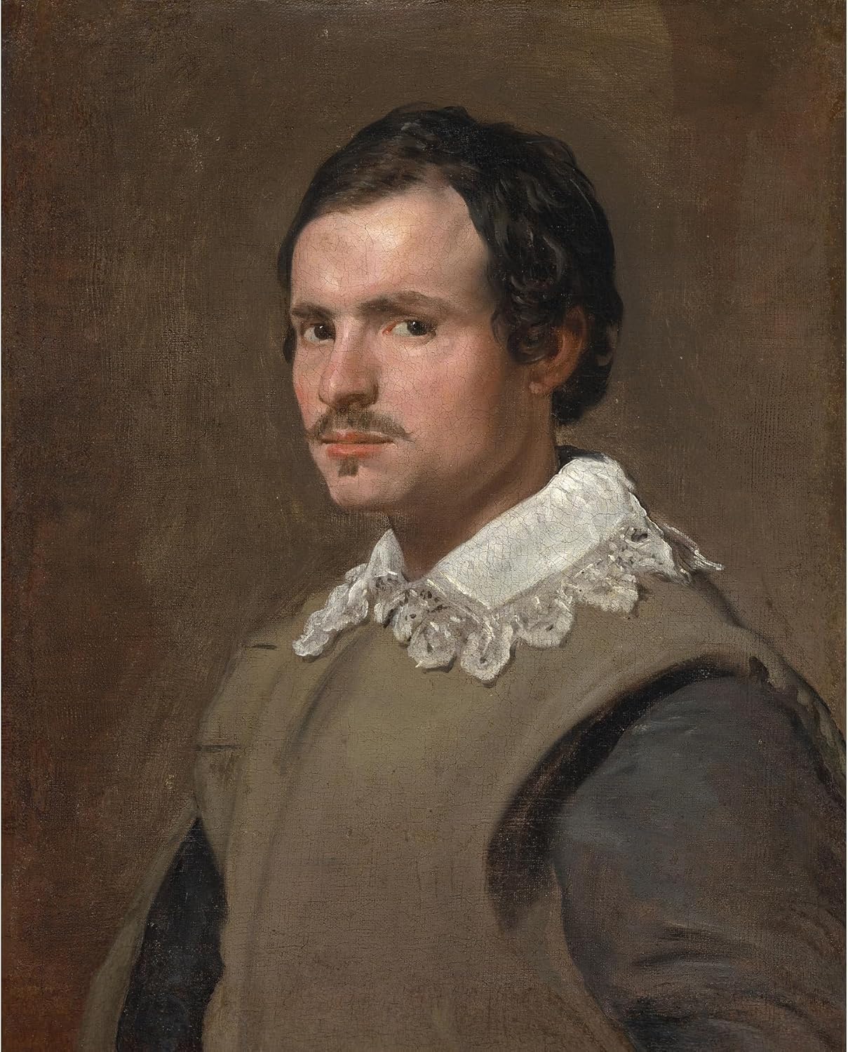 ArtDirect Portrait of a Young Man (c. 1650) Unframed Art Print Giclee Poster by Follower of Diego Velázquez - Ready for Framing with Customization Sizes 8x10, 11x14, 16x20, 24x30, 36x45 and 48x60 inches