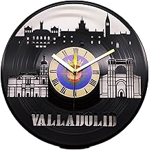 Valladolid Clock Made in Vinyl Record with the most significant monuments of the City of Barcelona