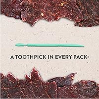 Vista 4 de Hardtimes Carne seca hecha a mano, sabor original, paquete de 4 bolsas de 2.25 onzas