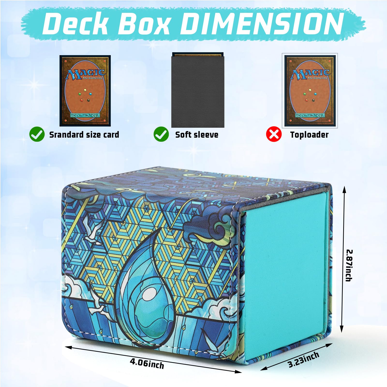 Amazon.co.jp: MTGPRO カードデッキボックス MTG Commander用 スリーブ