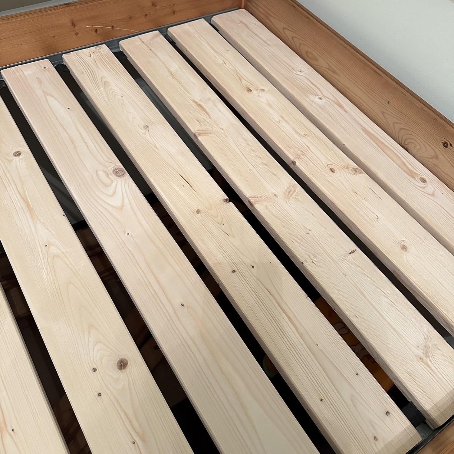 Wooden Bed Slats & Board Roll Slat, Single Bunkie Board 80CM Wide for Lumbar Spine Protection, Soft Bed Into Hard Pad Board Load 200kg