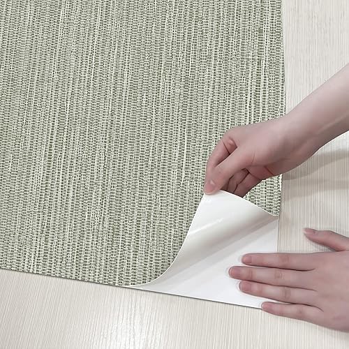 Miniatura 6 de Papel tapiz autoadhesivo con textura neutra, papel tapiz de pasto, papel tapiz de contacto prepegado, papel tapiz de contacto prepegado, papel tapiz