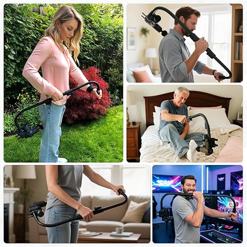 Miniatura 6 de Adjustable Massage Gun Holder with 32"-37" Length Range for Back, Neck, and Shoulders  Compatible with Most Massage Guns, Ergonomic Design for