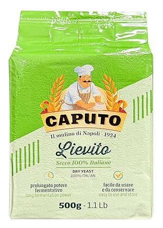 Antimo Caputo Lievito Active Dry Yeast 1.1 LB Pack Large - 17.63 Oz - Made in Italy - Perfect with 00 Flour for Bread, Pizza and Pastries