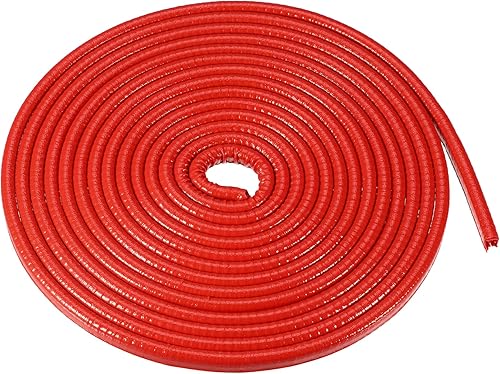 Miniatura 10 de Protector de borde de puerta de automóvil, 16.4 pies en forma de U, borde de goma, protector universal para automóvil, camión, ATV, barco, Naranja