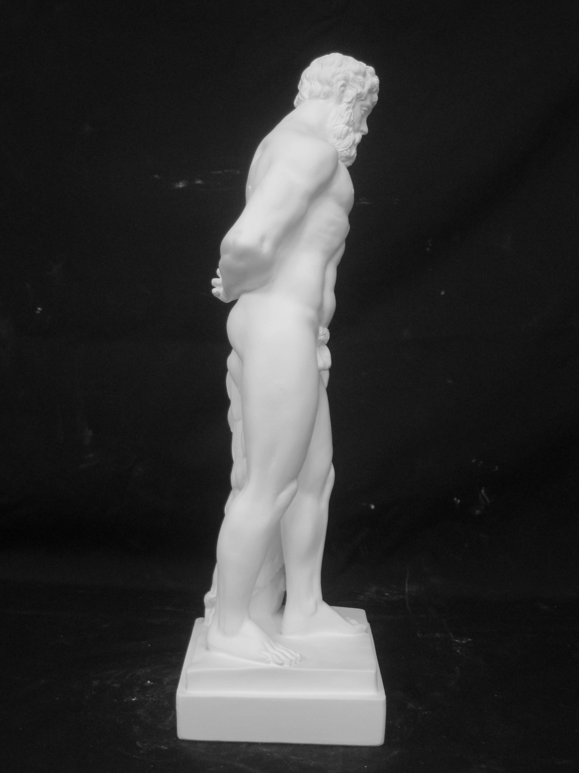 彫刻 ヘラクレス頭像 高さ50cm,美術デッサン教具,卓上 装飾品,工芸品美術品 ファルネーゼのヘラクレス像 - 3Dプリント – Museum Shop Italy