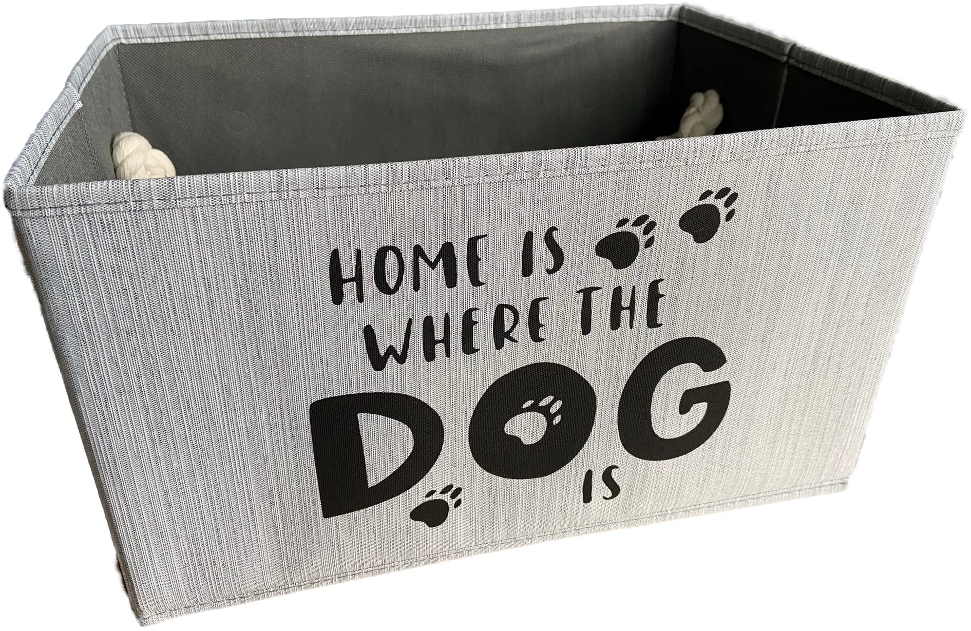 Boîte de rangement et panier de jouets pour chiens idéal pour un salon ordonné