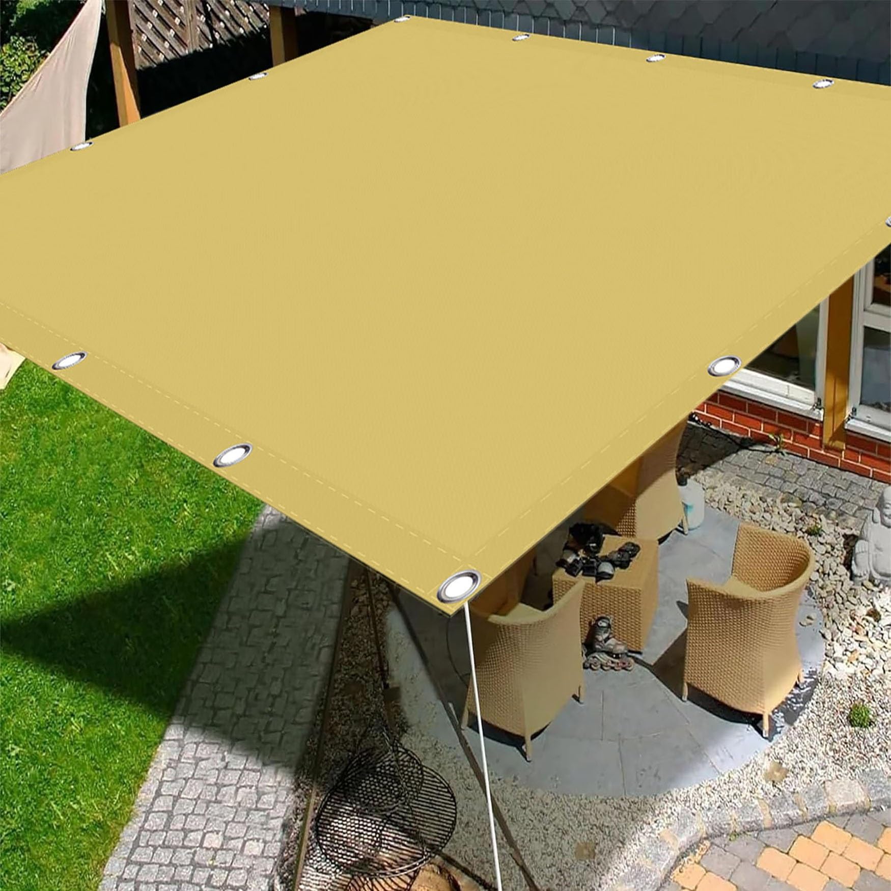 Voile d'ombrage résistant aux déchirures pour en finir avec la chaleur
