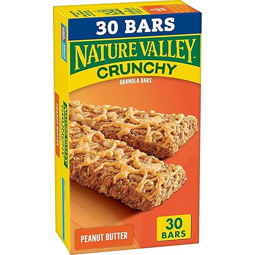Miniatura 7 de Nature Valley Barras de granola crujientes, mantequilla de maní, 1.49 onzas, 18 unidades, 36 barras