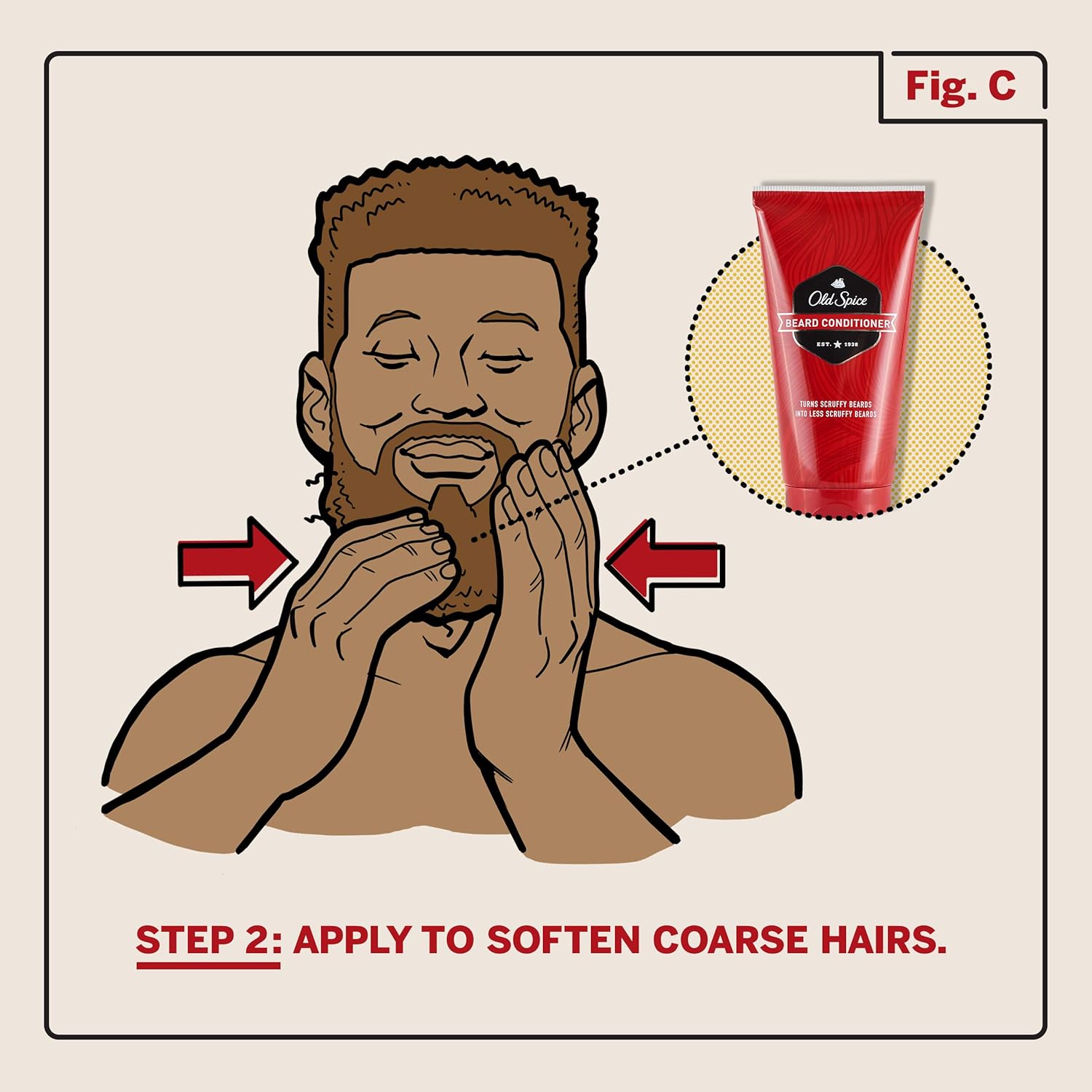 Old Spice, Beard Leave In Conditioner for Men, 5 Fl Oz