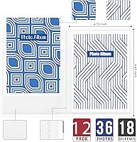 Vista 2 de Sinmoe 12 piezas Mini álbum de fotos 4x6 para 36 fotos, pequeño libro de fotos 4x6, libro de imágenes para graduación, boda, aniversarios