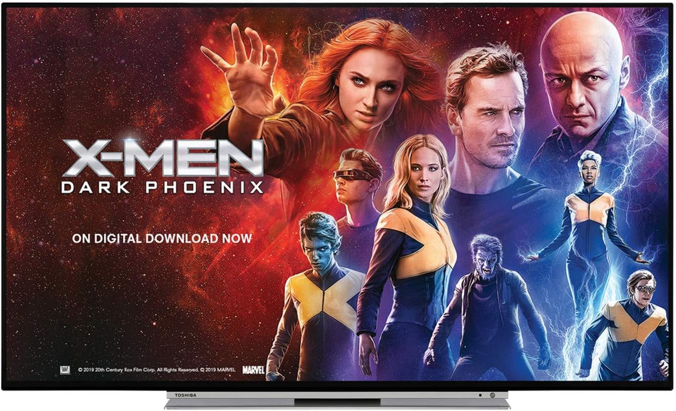 Toshiba 49UL5A63DB 49-Inch Smart 4K Ultra-HD HDR LED WiFi TV with Freeview Play - Black/Silver (2019 Model) [Energy Class A+]