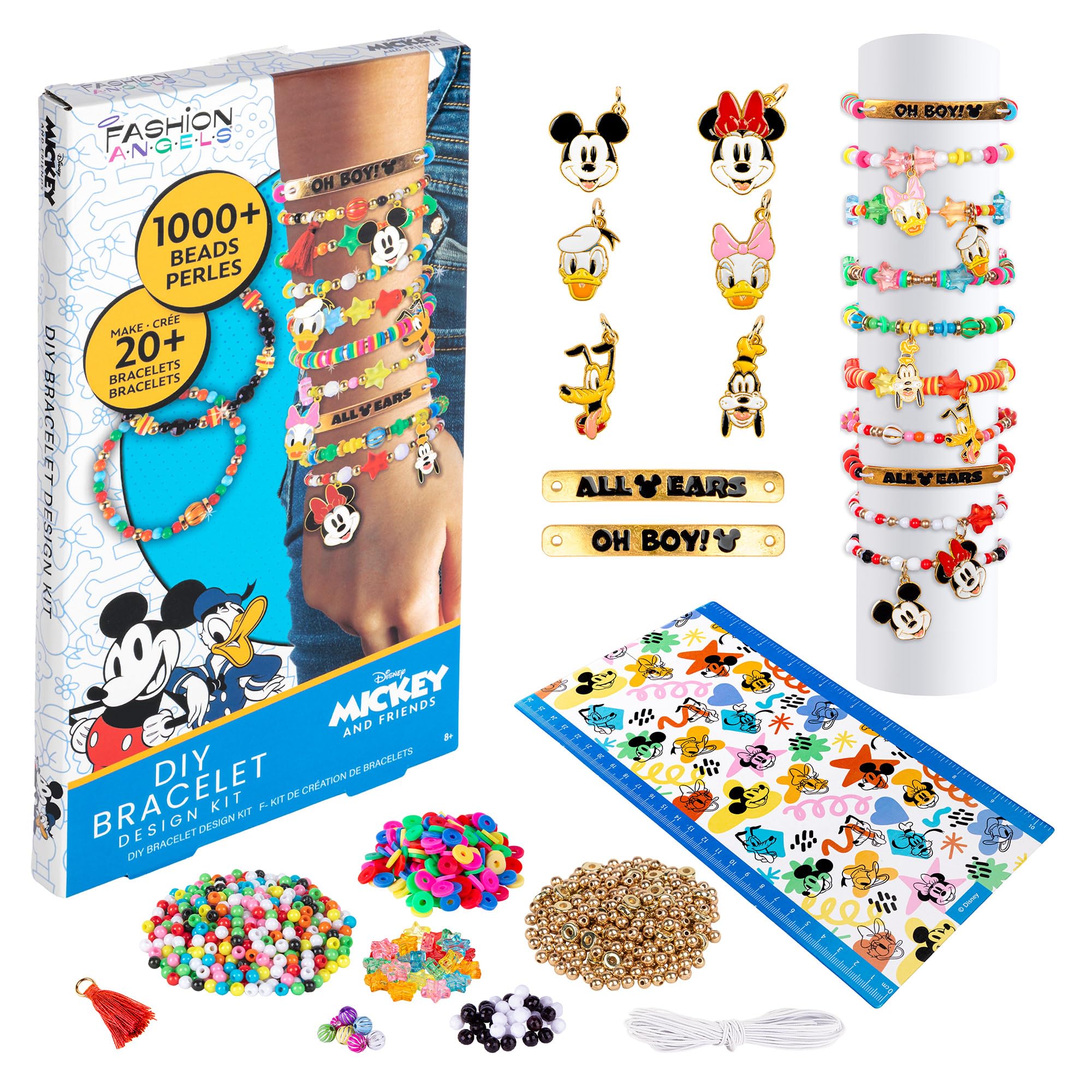 Fashion Angels Disney Mickey & Friends DIY Bracelet Design Kit