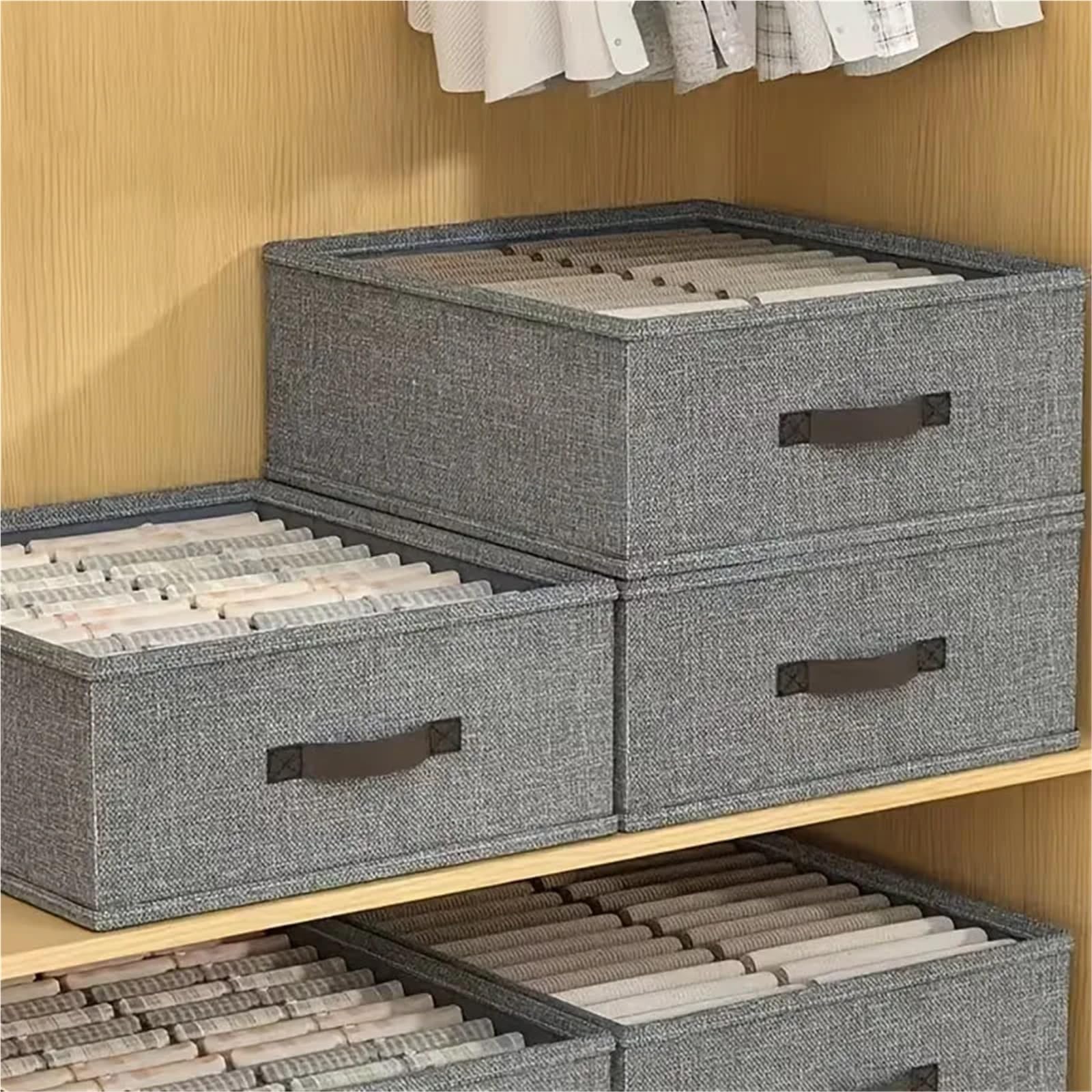 Organizador de cajones para Ropa Interior, Caja de Almacenamiento para Calcetines, Sujetadores, Ropa, suéteres, Camisetas, Pantalones Gruesos para el hogar.